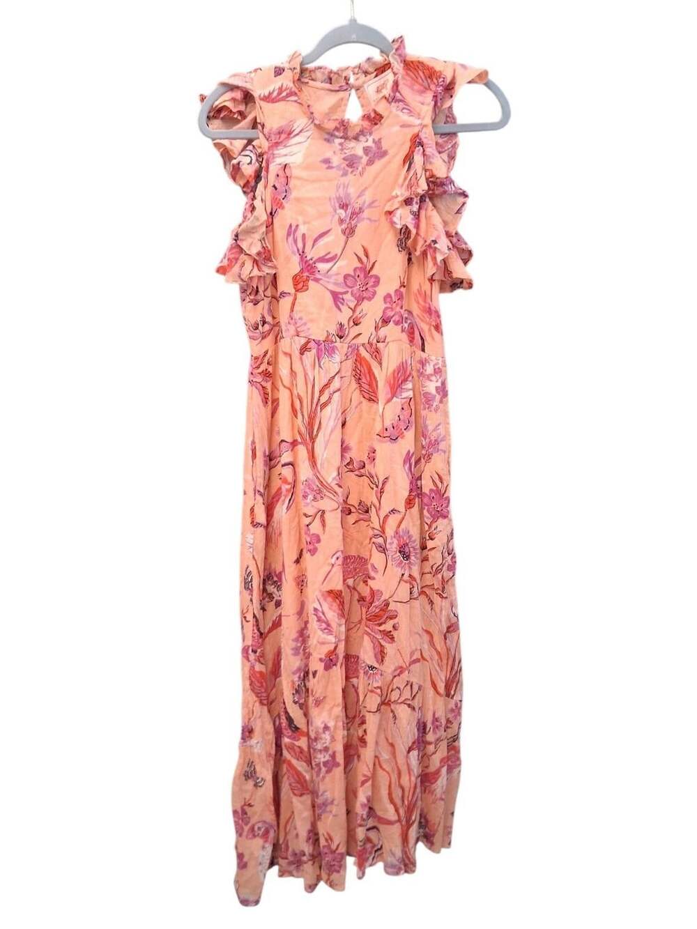 Banjanan Hanna Dress  in Pink Floral Cotton